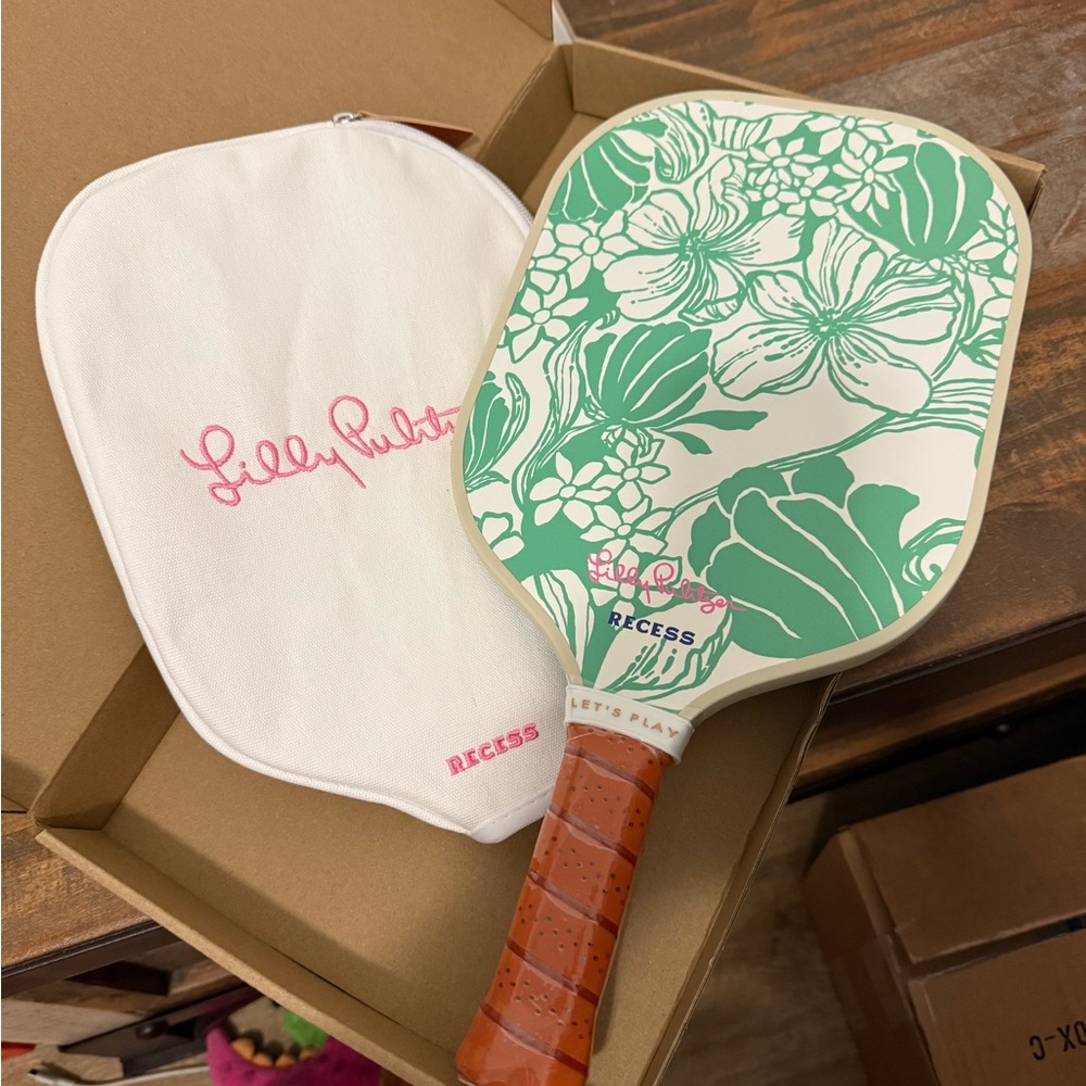 Lilly Pulitzer Pickleball Paddle with Cover